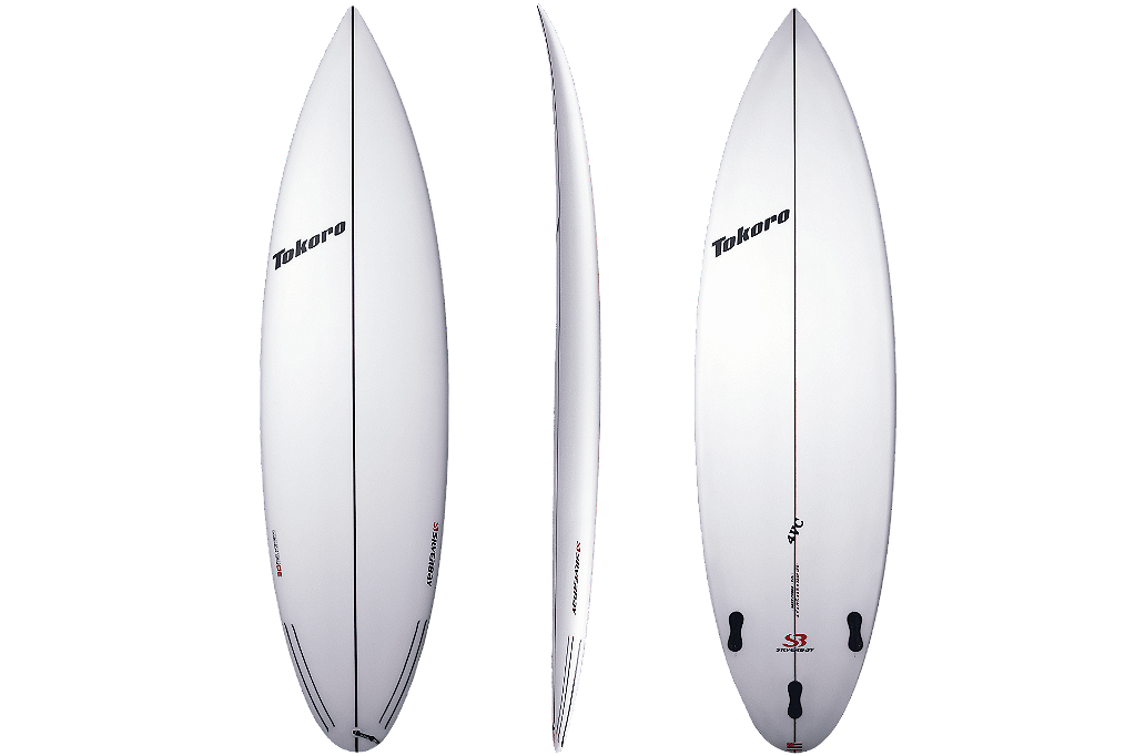 PRANCHA DE SURF SHORTBOARD TOKORO 4VC 6'4 x 19 1/2 x 2 5/8 x 33,64 LTS - PU