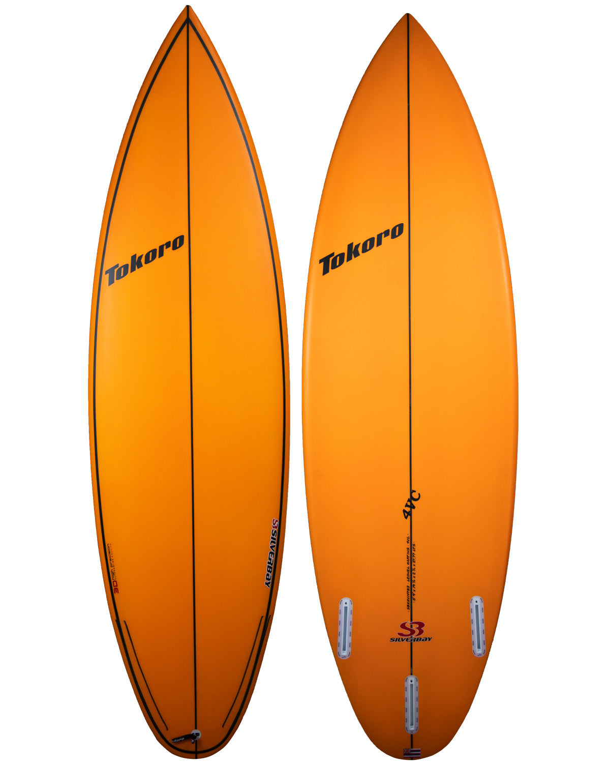 PRANCHA DE SURF SHORTBOARD TOKORO 4VC 5'9 x 19 1/8 x 2 7/16 x 27,77 LTS - PU