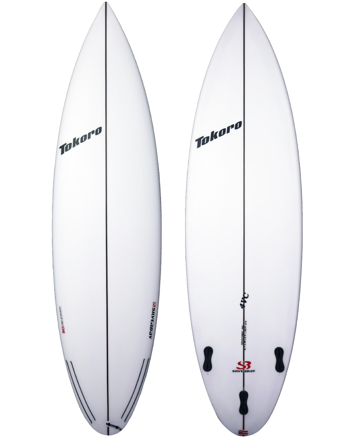 Prancha de Surf Shortboard Tokoro - 4VC - 6'1 x 19 x 2 1/2 x 29,97 - PU