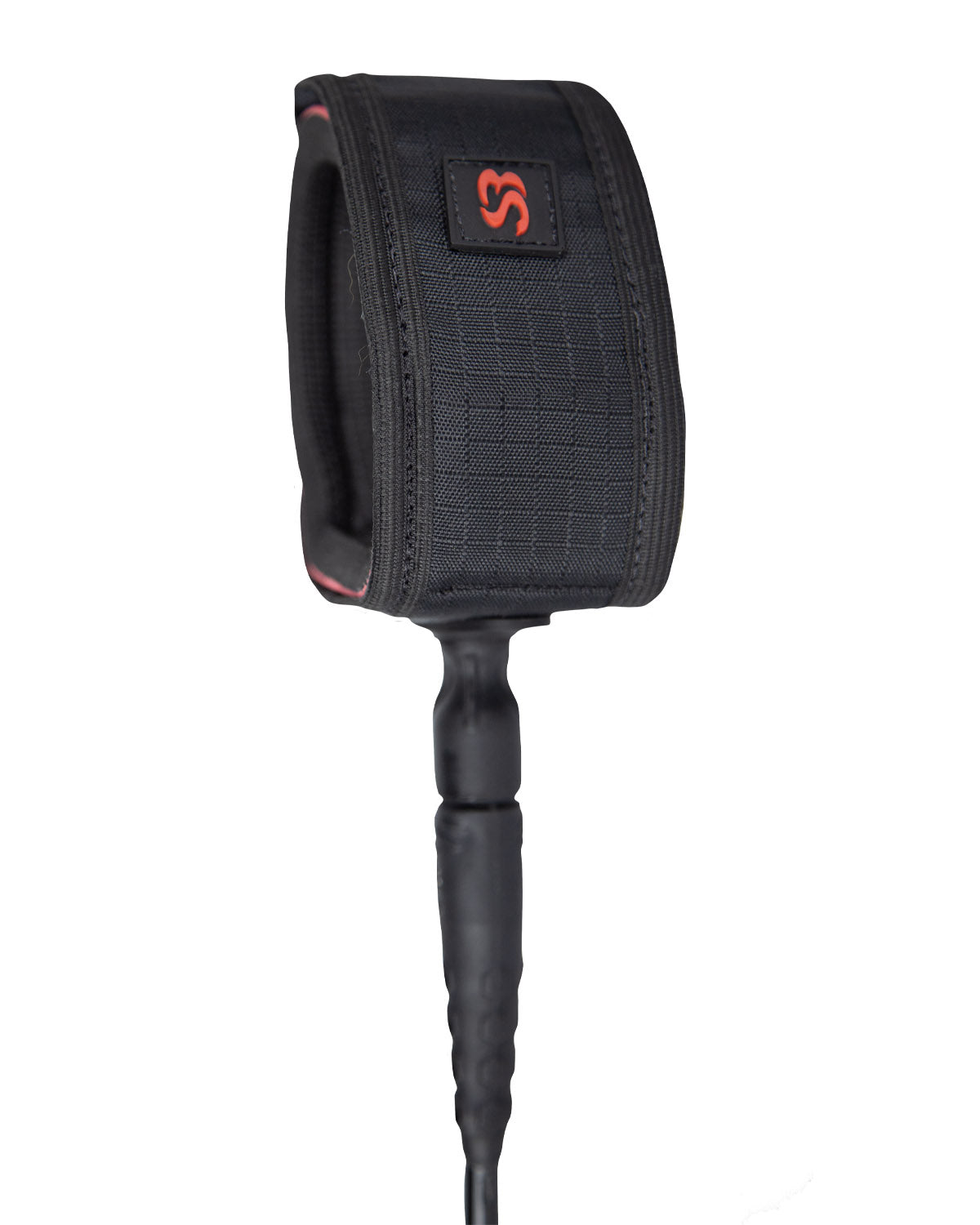 Leash Surf SILVERBAY PRO SLIM / BIG WAVE 7' 8mm - Preto