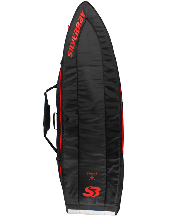 Sarcófago SILVERBAY BLACKSTOP PREMIUM 6'8 para 4 Pranchas COM RODAS - Preto