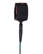 Leash Surf SILVERBAY PRO SLIM / BIG WAVE 8' 8mm - Azul Petróleo