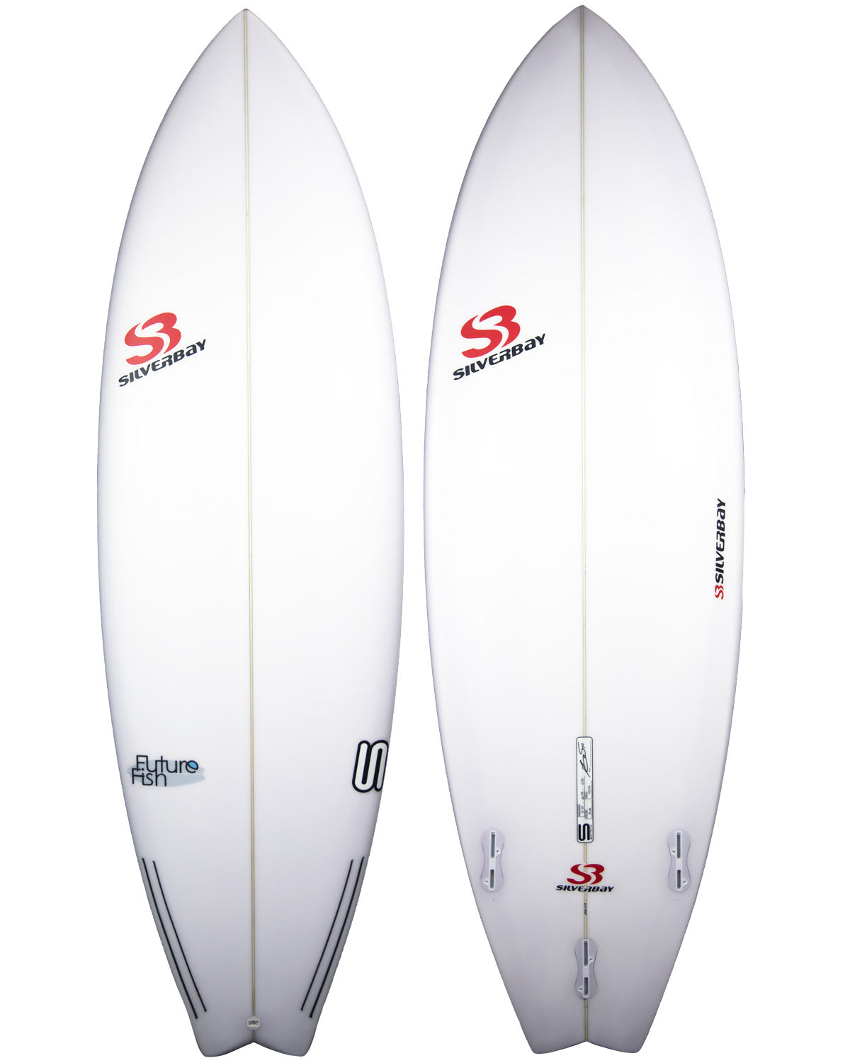Prancha de Surf Silverbay Future Fish 5'10 x 20 3/4 x 2 1/2 x 34,10 litros - PU