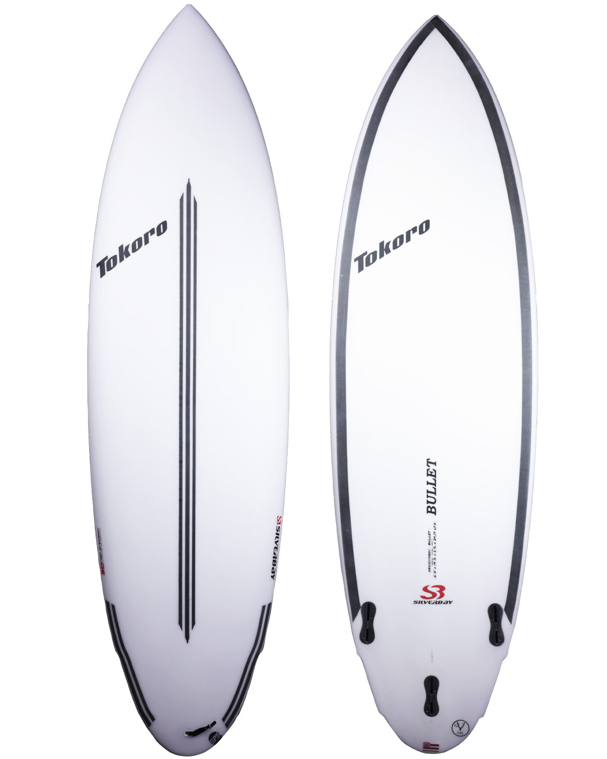 PRANCHA DE SURF SHORTBOARD TOKORO - BULLET 6'2 x 19 7/8 x 2 3/4 x 36,48 LTS - EPÓXY