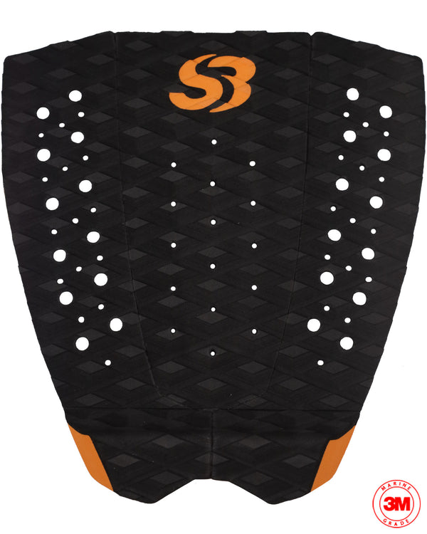 Deck Surf Silverbay Signature ALEJO MUNIZ / Preto - Laranja