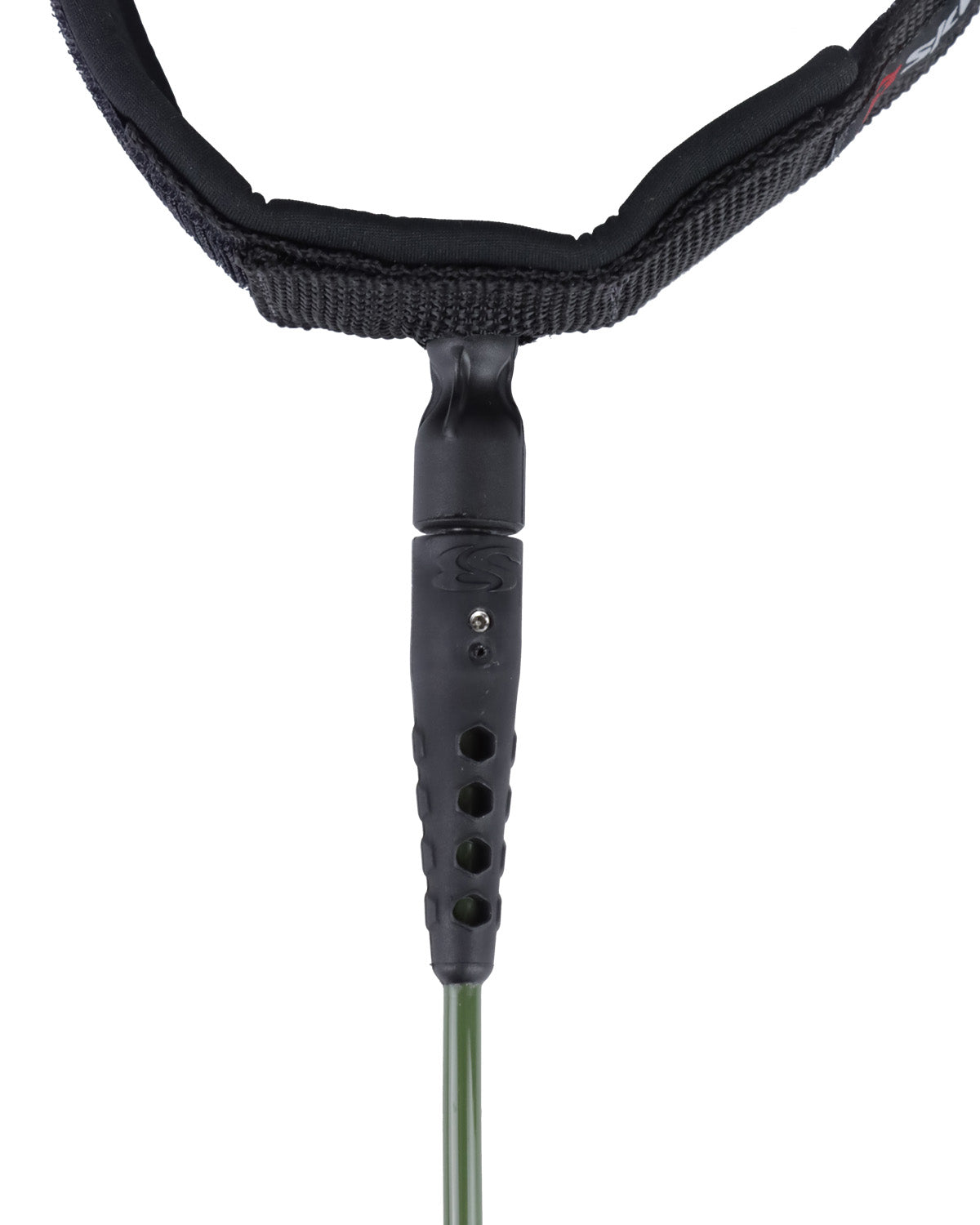 Leash Surf SILVERBAY PRO / REGULAR 6' 6mm - Militar
