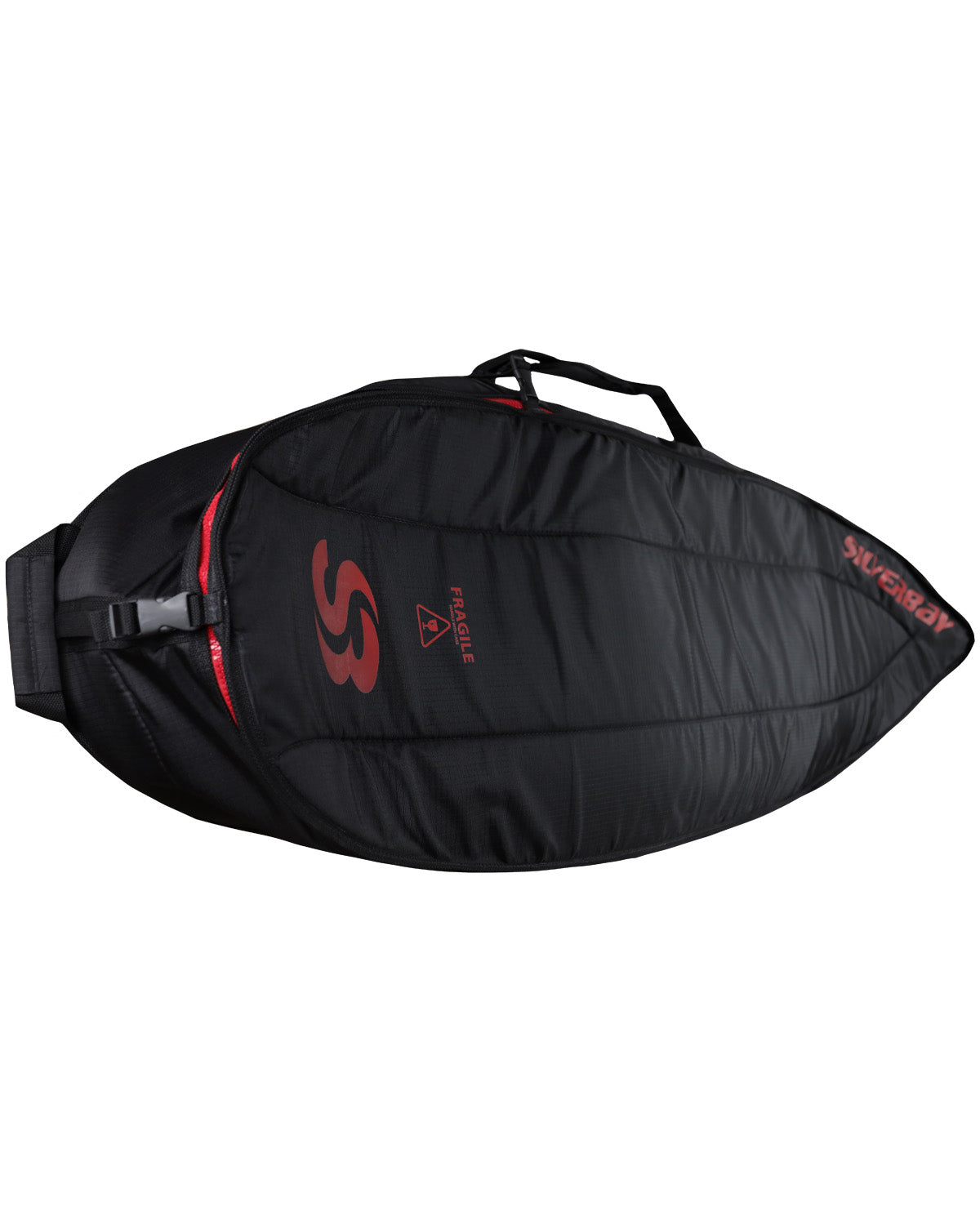 Sarcófago SILVERBAY BLACKSTOP PREMIUM 6'4 para 4 Pranchas - Preto