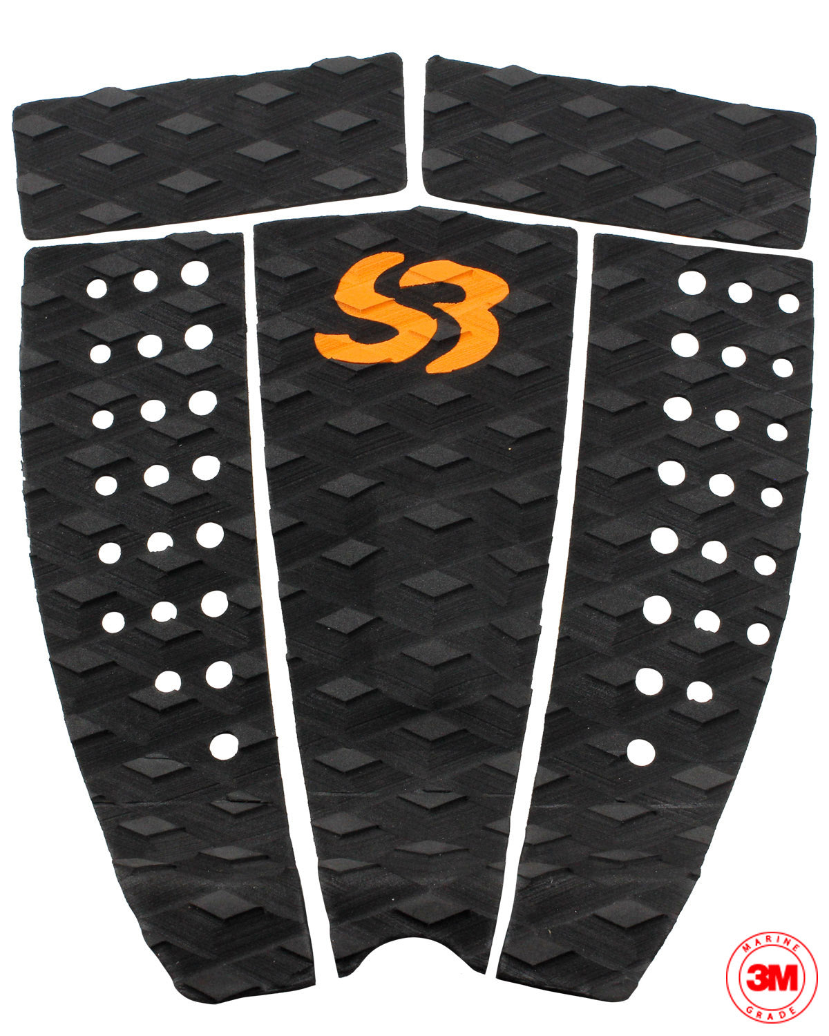 Deck Surf Silverbay KIDS / Preto - Laranja