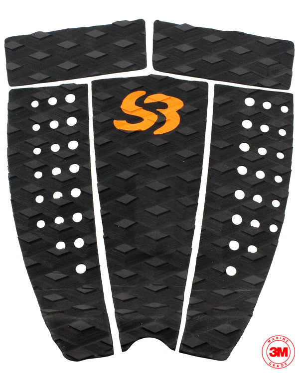 Deck Surf Silverbay KIDS / Preto - Laranja