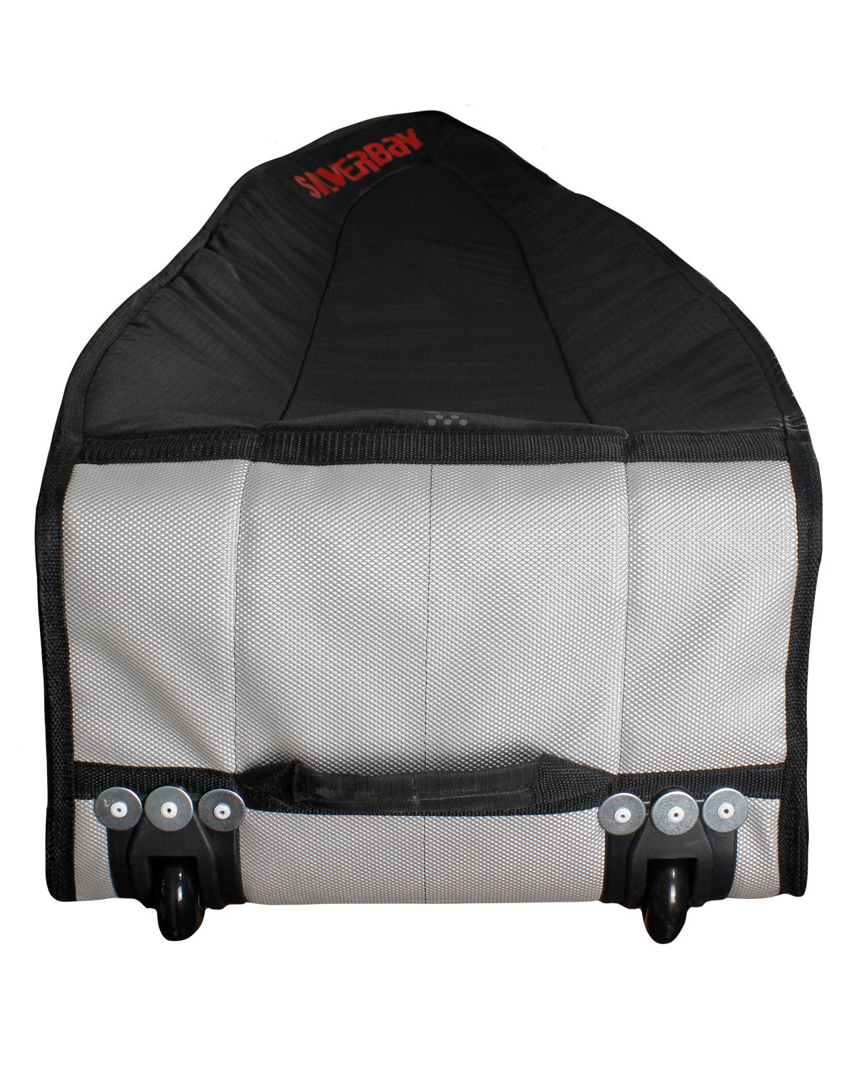 Sarcófago SILVERBAY BLACKSTOP PREMIUM 6'4 para 3 Pranchas COM RODAS - Preto