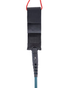 Leash Surf SILVERBAY PRO SLIM / BIG WAVE 8' 8mm - Azul Petróleo