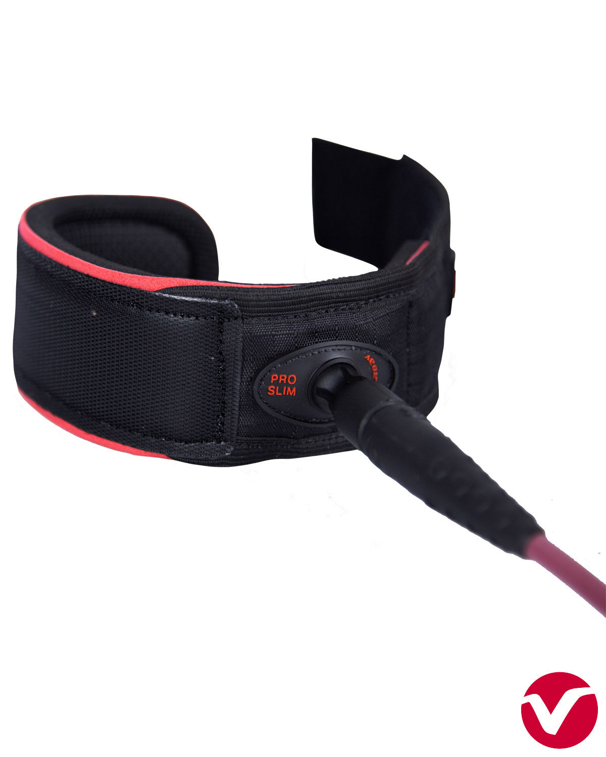 Leash Surf SILVERBAY PRO SLIM / BIG WAVE 9' 8mm - Marsala