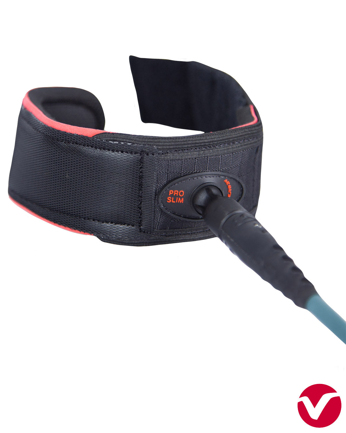 Leash Surf SILVERBAY PRO SLIM / BIG WAVE 6' 8mm - Azul Petróleo